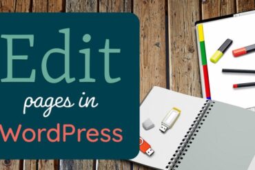 How to edit page in wordpress