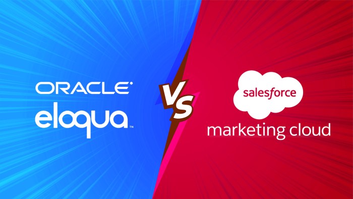 Eloqua vs Salesforce Marketing Cloud Comparing eloqua and marketo