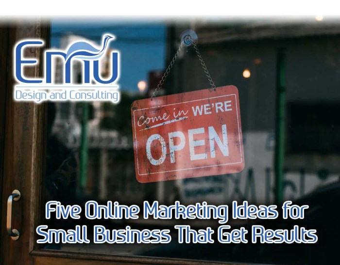 Online marketing for small business owners