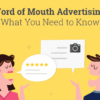 Word of mouth marketing strategy