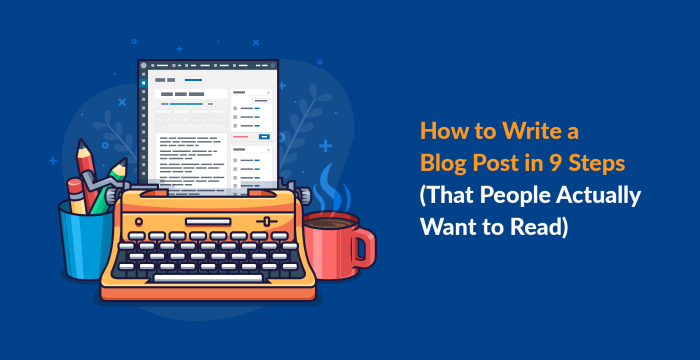 How to write blog post