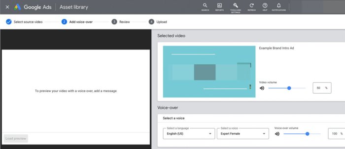 The google ads asset library 101