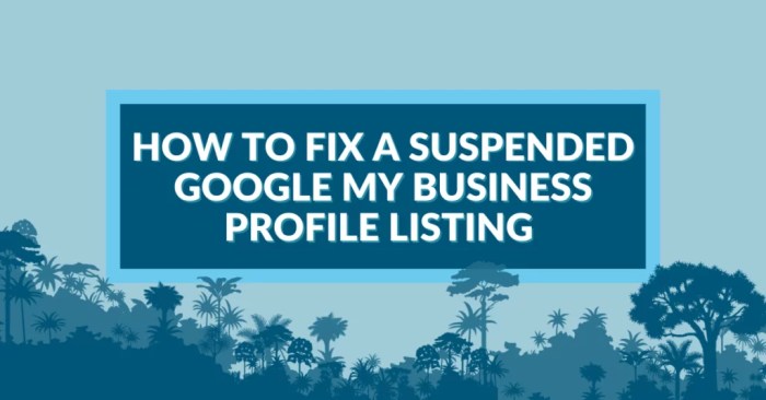 Short names causing google my business listings suspensions
