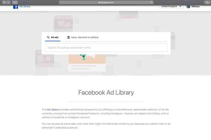 How to see your competitors facebook ads