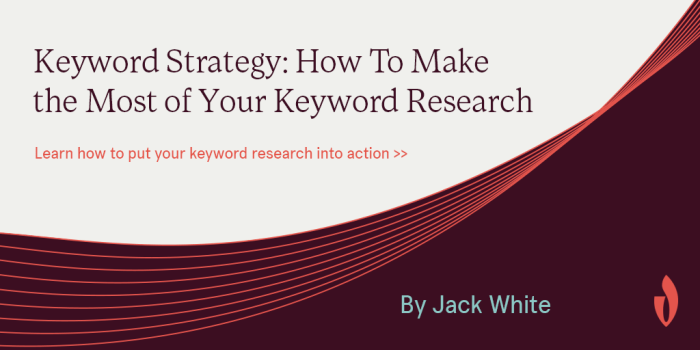 Developing a keyword strategy