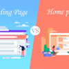 Landing page vs homepage