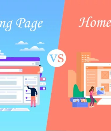 Landing page vs homepage