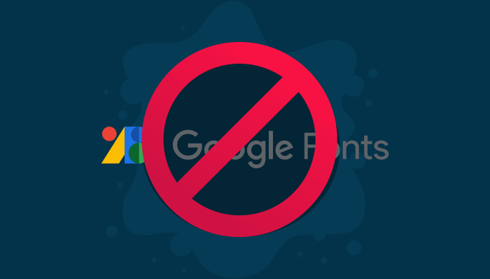 How to make google fonts privacy friendly