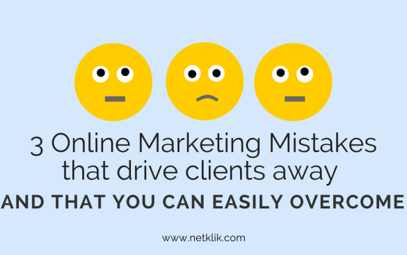 Online marketing strategy gone wrong