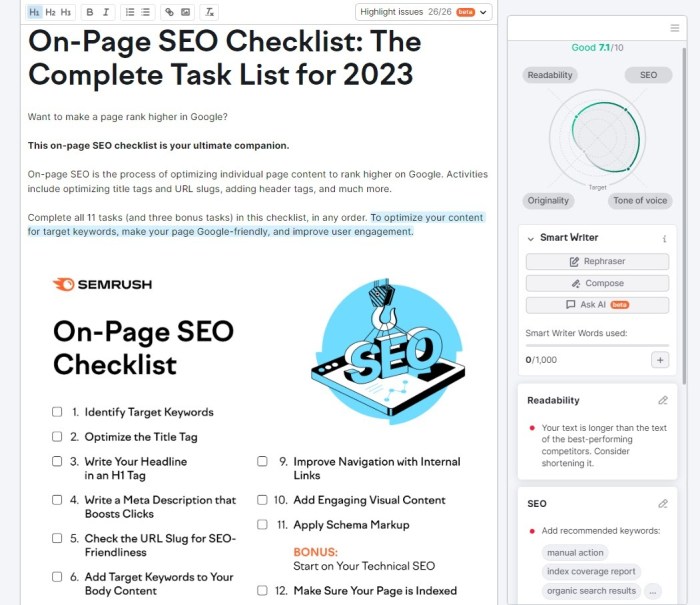 Tips for creating content
