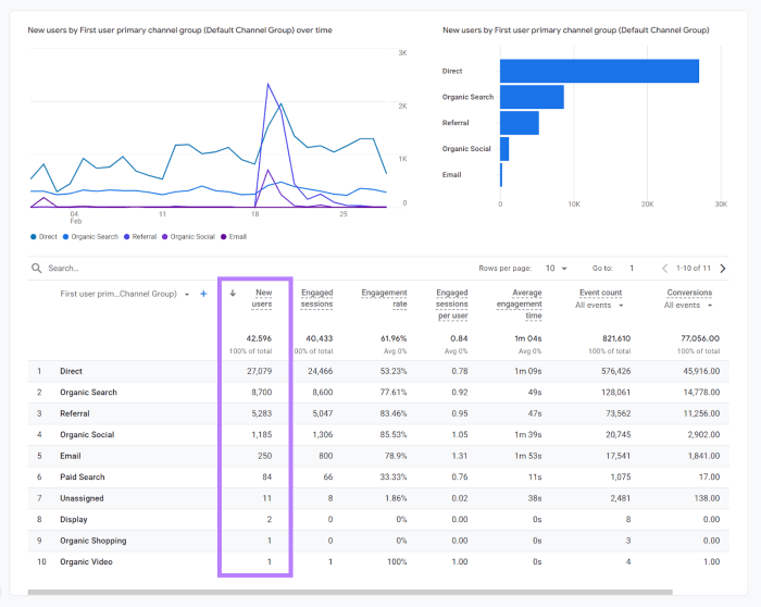 Find new customers with google analytics