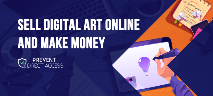 How to sell digital art and graphics online