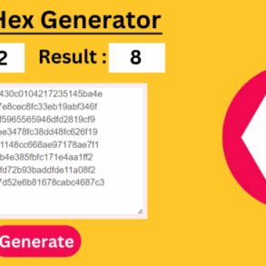 Random color generator hex code
