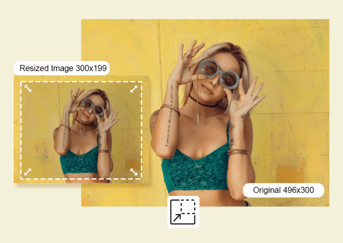 How to image resize using online photo editor