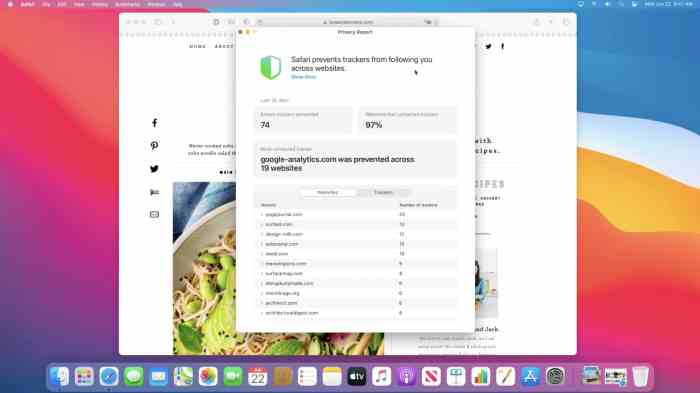 Apple ad tracking safari