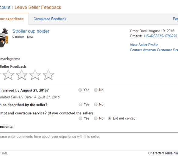 Why amazon sellers need to watch their buyer feedback