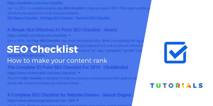 The 5 point technical seo checklist for bloggers