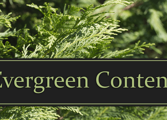 Cultivating your evergreen content potential