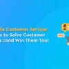 The social media side of customer service