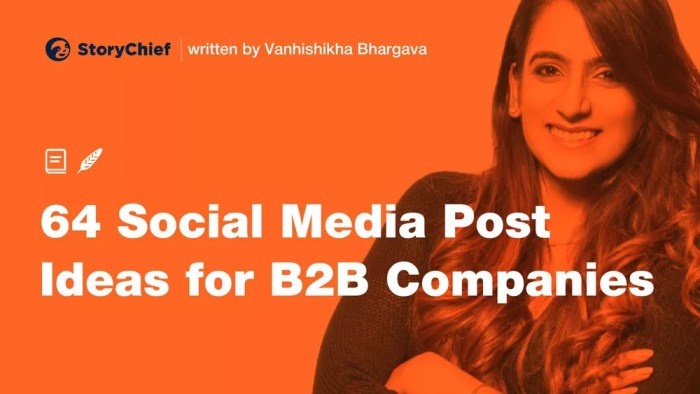 Social b2b marketing examples strategies ideas post B2b social media post ideas