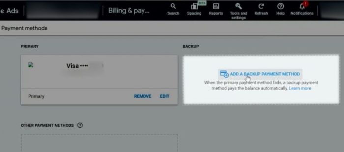 Billing step