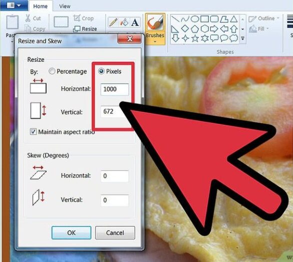 How to image resize using online photo editor