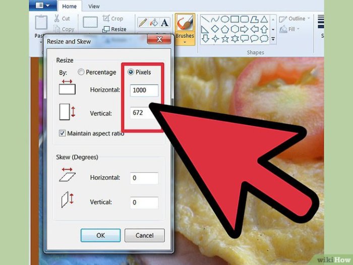 How to image resize using online photo editor
