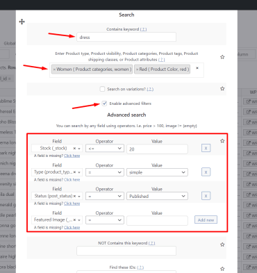 How to bulk upload sale price