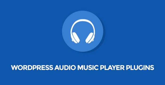 How to add an audio music player widget in wordpress