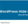 Wordpress how to hide a page