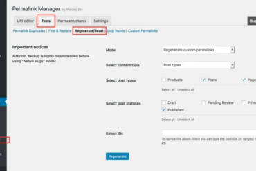 How to regenerate your permalinks in wordpress