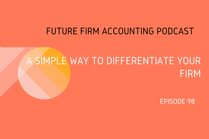 Firm How to differentiate your firm a case story