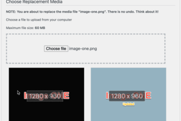 How to replace images and media files in wordpress