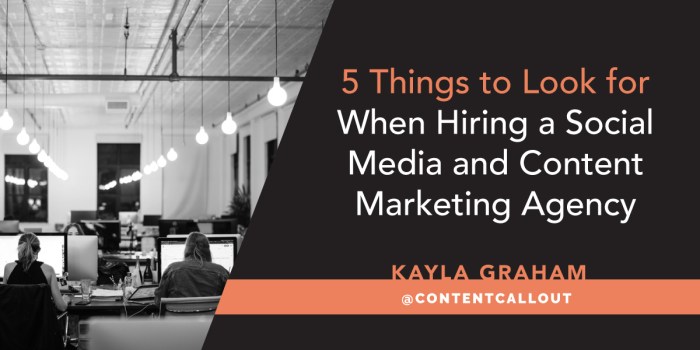Three things to consider when hiring a content marketing agency