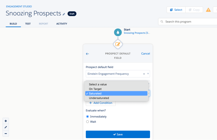 Account management with pardot einstein