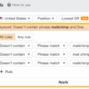 General phrase match keywords bringing in competitor searches