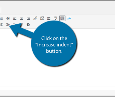 How to indent paragraphs in wordpress
