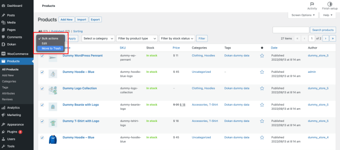 Remove sale price woocommerce