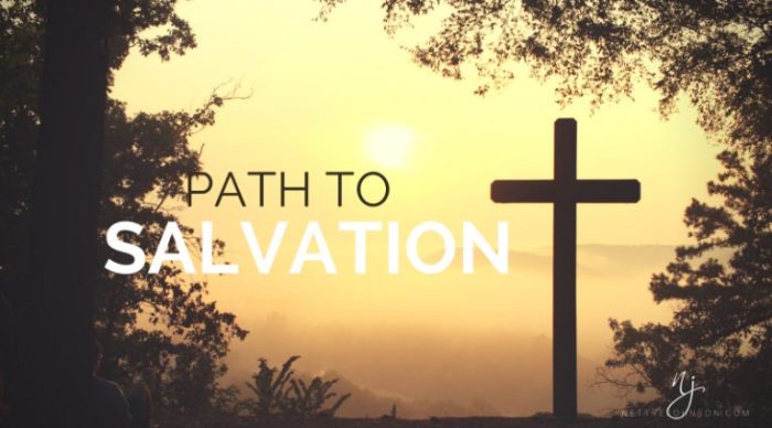 There path salvation others help only one see For some the road to salvation is green