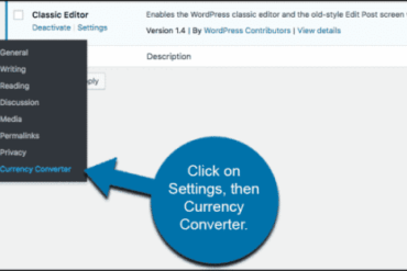 How to add a currency converter in wordpress
