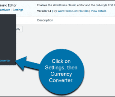 How to add a currency converter in wordpress