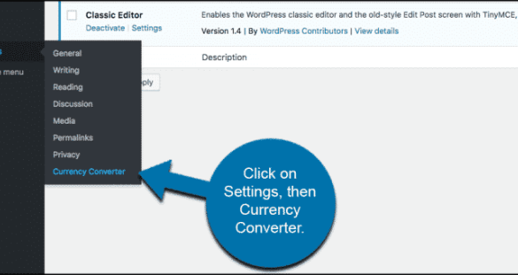 How to add a currency converter in wordpress