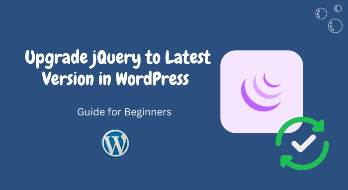 How to upgrade jquery to latest version in wordpress