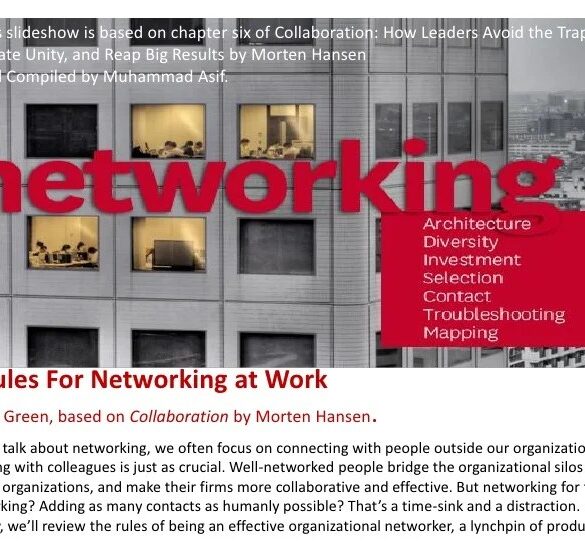 The new rules of networking for management consulting