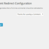 Install comment redirect plugin