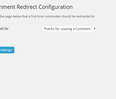 Install comment redirect plugin
