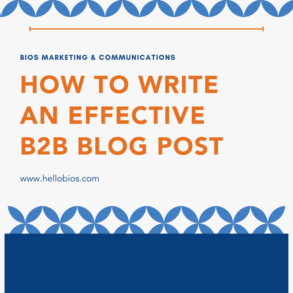 Four benefits of a b2b blog