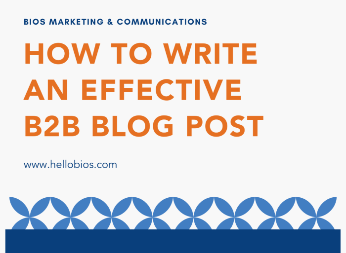 Four benefits of a b2b blog