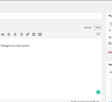 How to add a notification center in wordpress admin