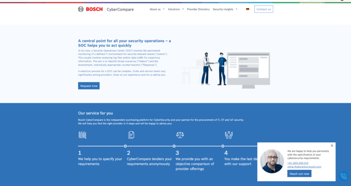Procurement being involved in the security purchase process
